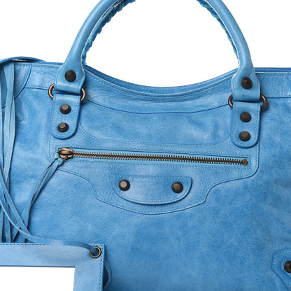 Balenciaga Agneau Classic Hardware S Cityky Bleu 9 of 9