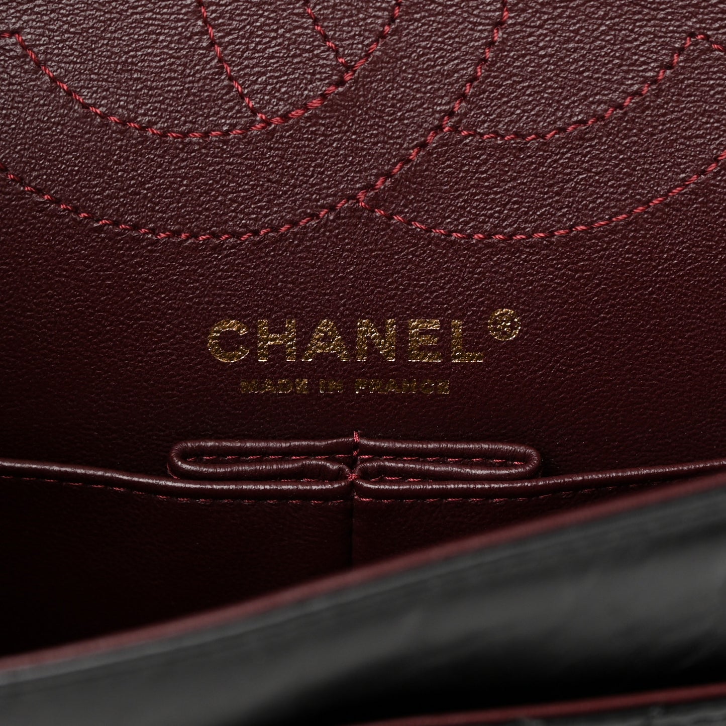 Aged Calfskin Quilted 2.55 Reissue 225 Flap Black