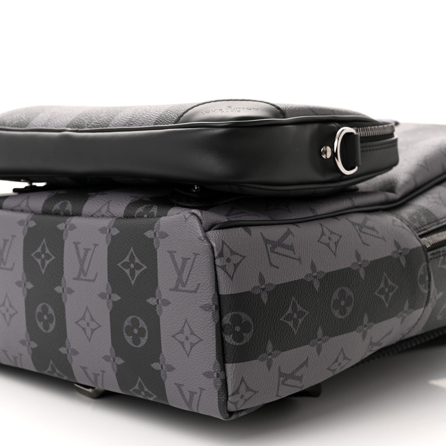 Louis Vuitton X NIGO Monogram Eclipse Stripes LV Heart Modular Utilitary Backpack 10 of 11