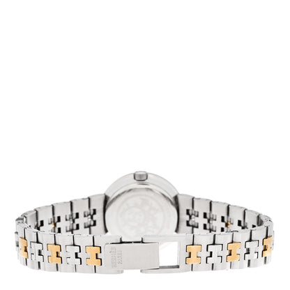 Hermes Stainless Steel 24mm Clipper Quartz Watch Gold 3 of 4