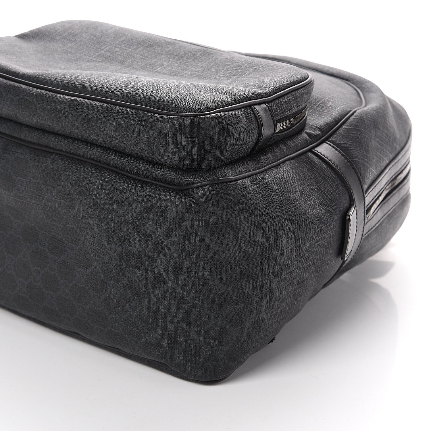Gucci GG Supreme Monogram Medium Day Backpack Grey Black 8 of 8