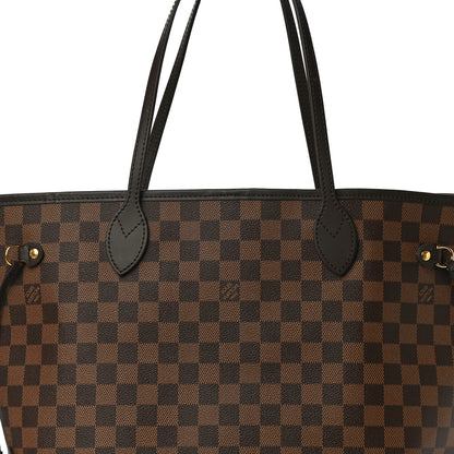 Louis Vuitton Damier Ebene Neo Neverfull MM Rose Ballerine 9 of 13
