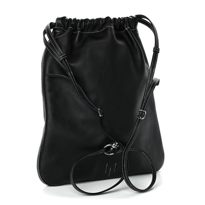 Hermes Cheri Calfskin Bridado Backpack Black 2 of 4