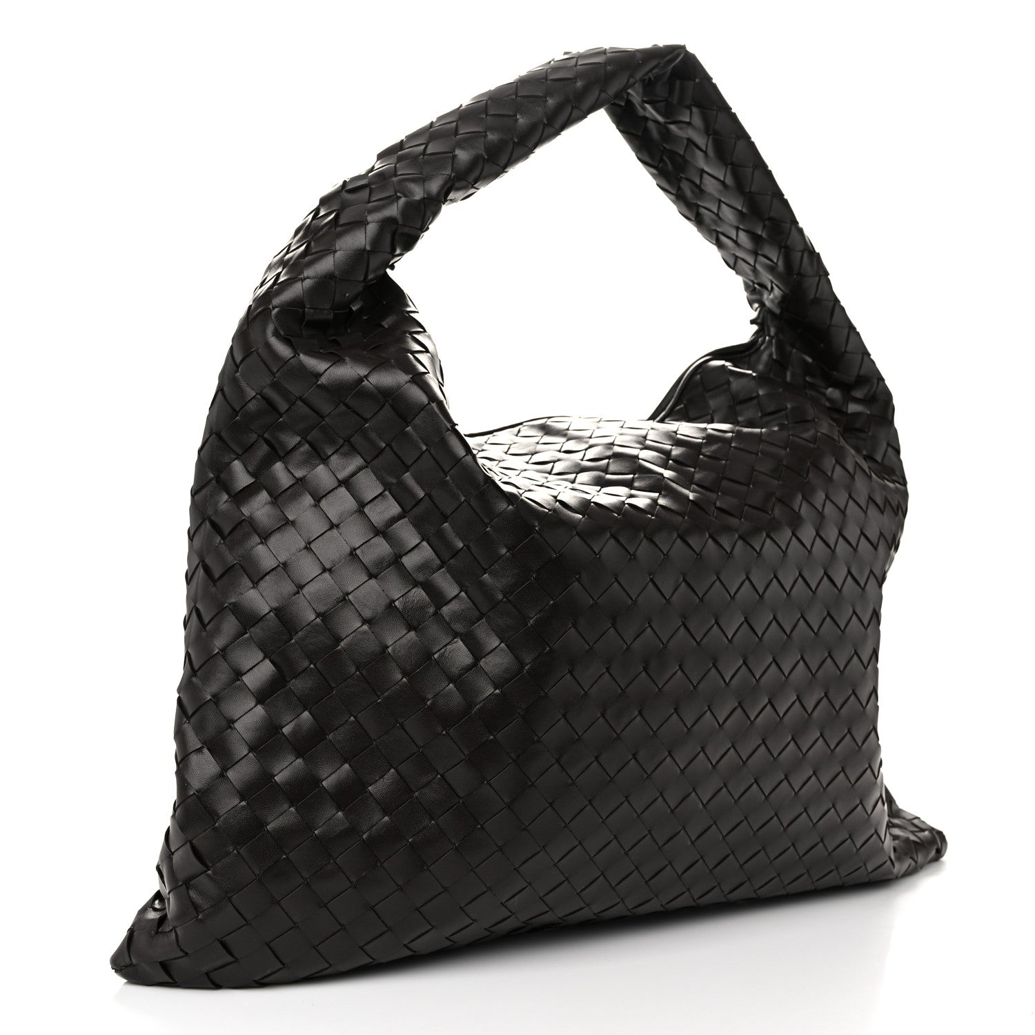 Bottega Veneta Calfskin Intrecciato Large Hop Fondant 3 of 10