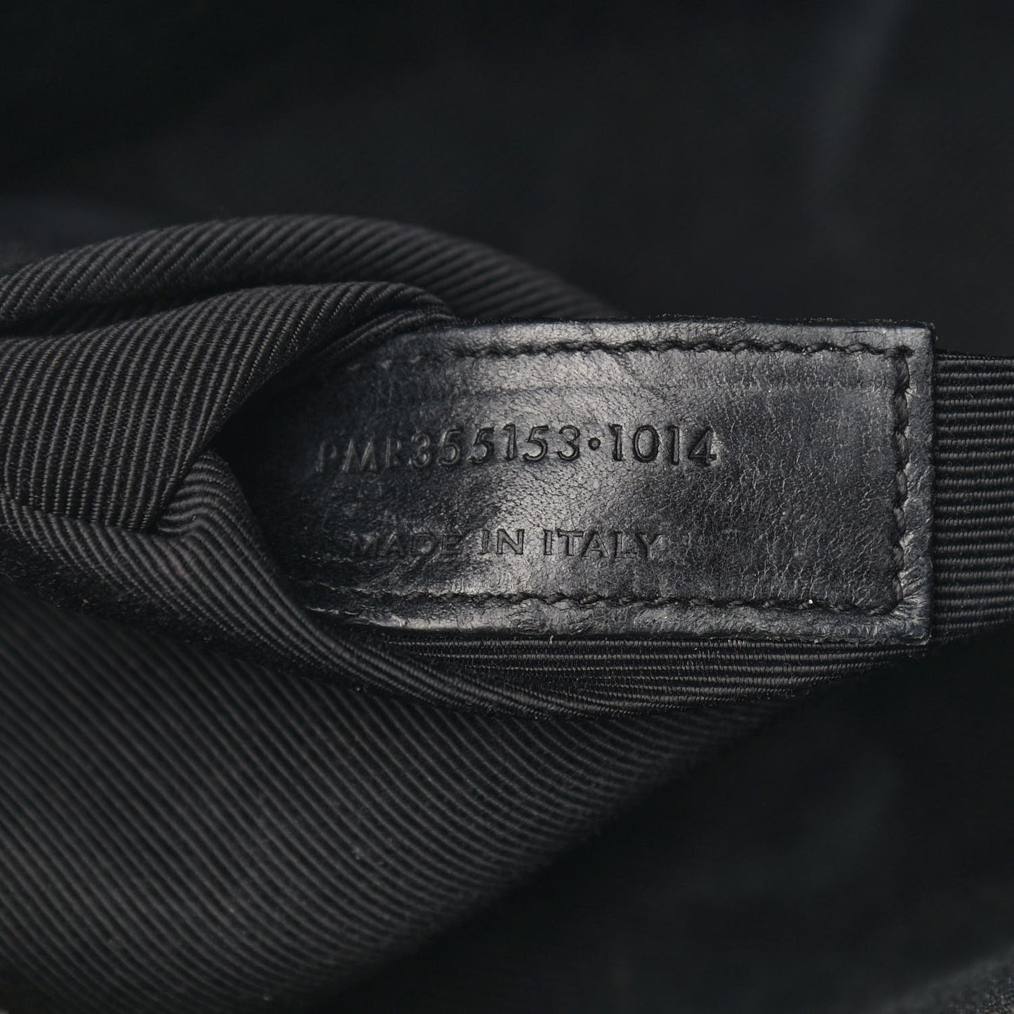 Python Calfskin Embossed Small Sac de Jour Black