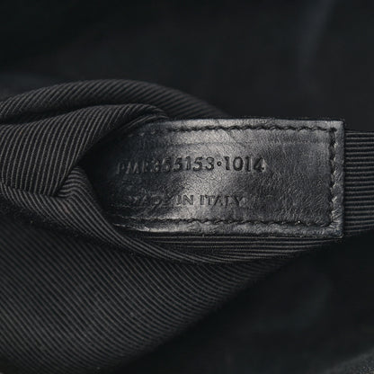 Saint Laurent Python Calfskin Embossed Small Sac de Jour Black 7 of 23