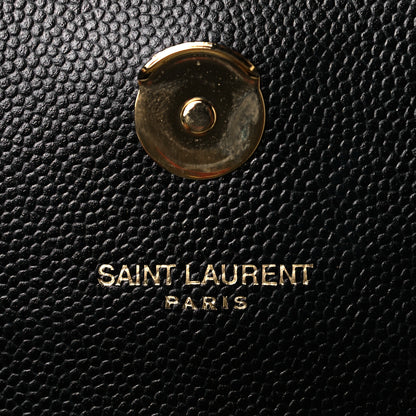 Saint Laurent Grain De Poudre Small Monogram Kate Satchel Black 6 of 8