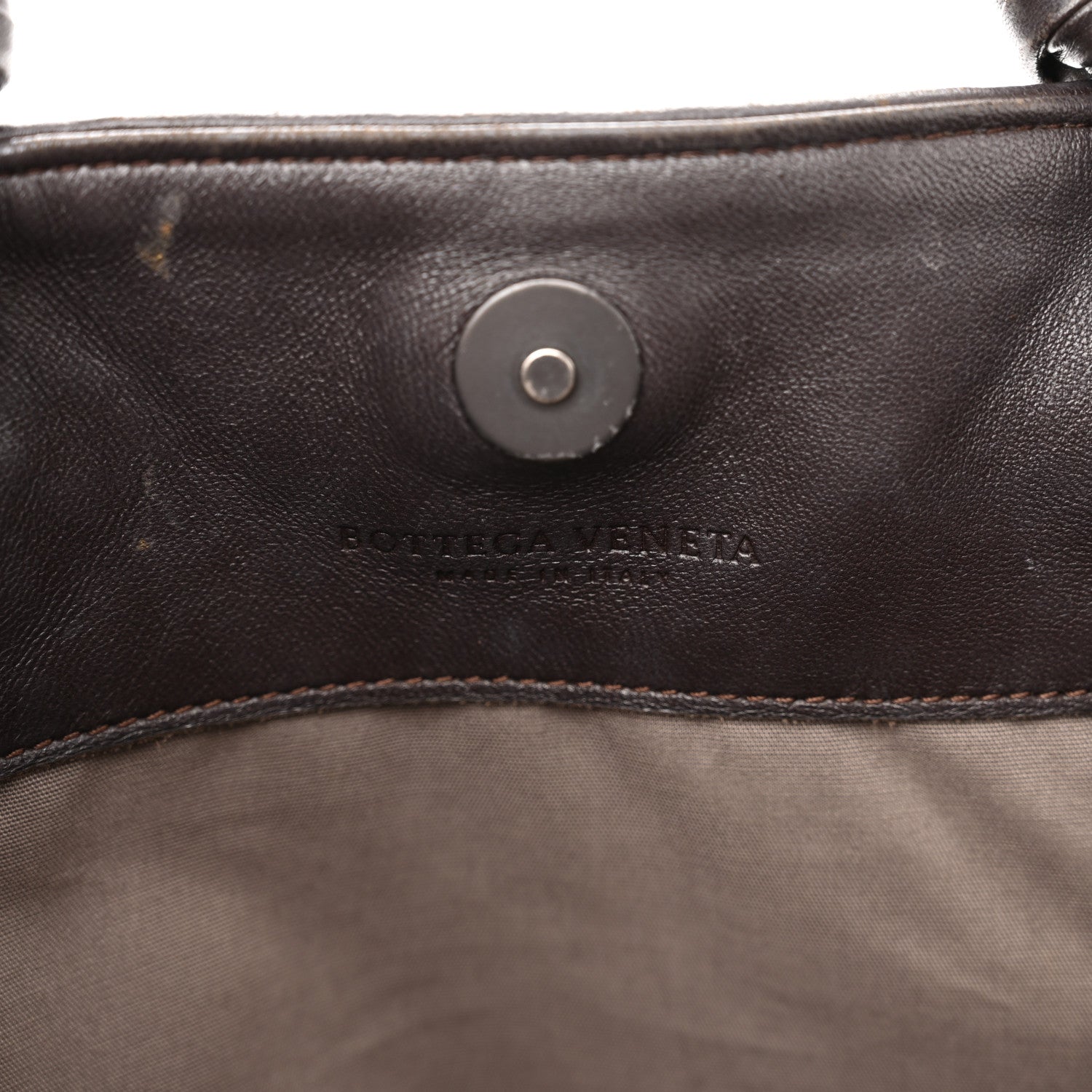 Bottega Veneta Nappa Intrecciato Woven Tote Ebano 6 of 14