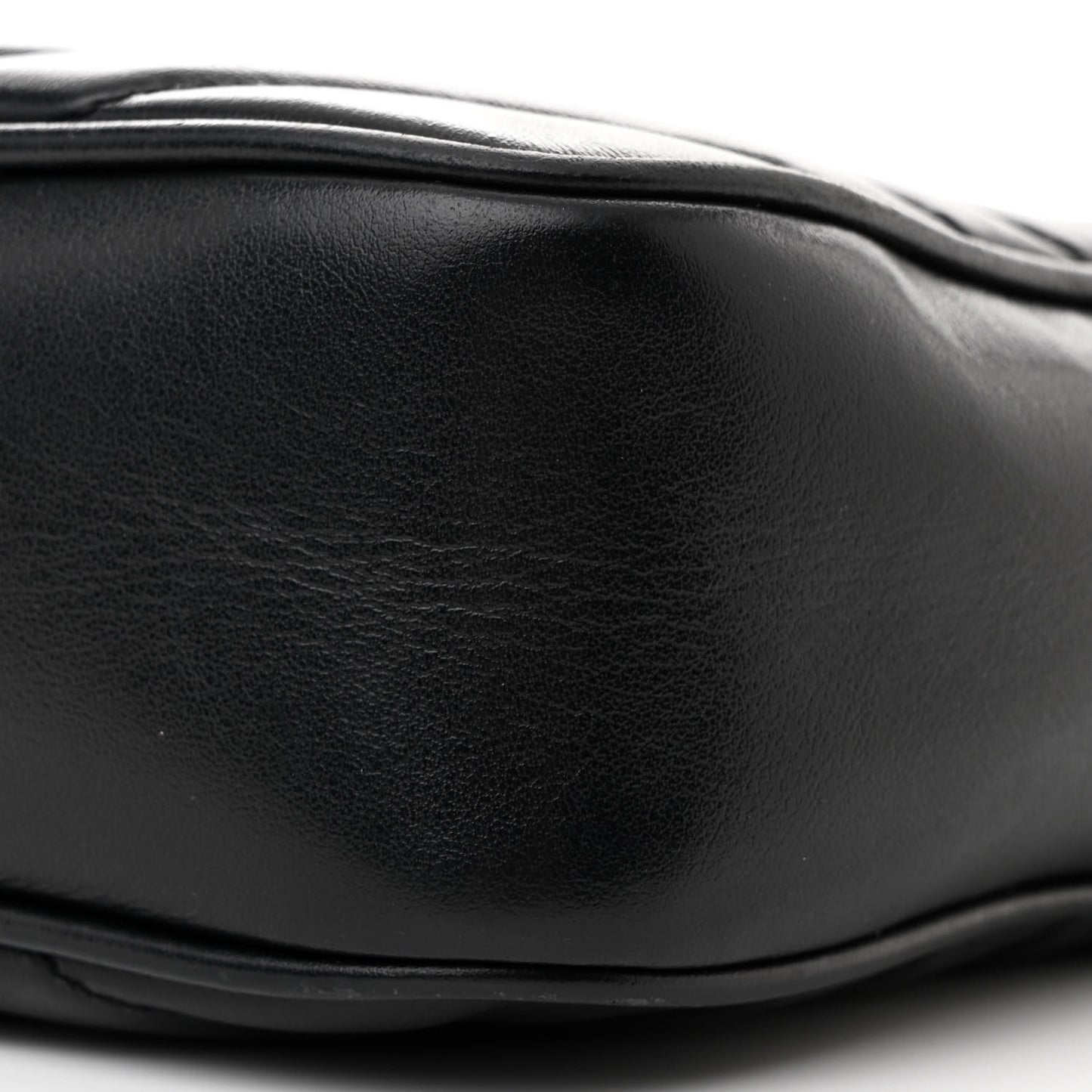 Calfskin Matelasse Monogram Lou Camera Bag Black
