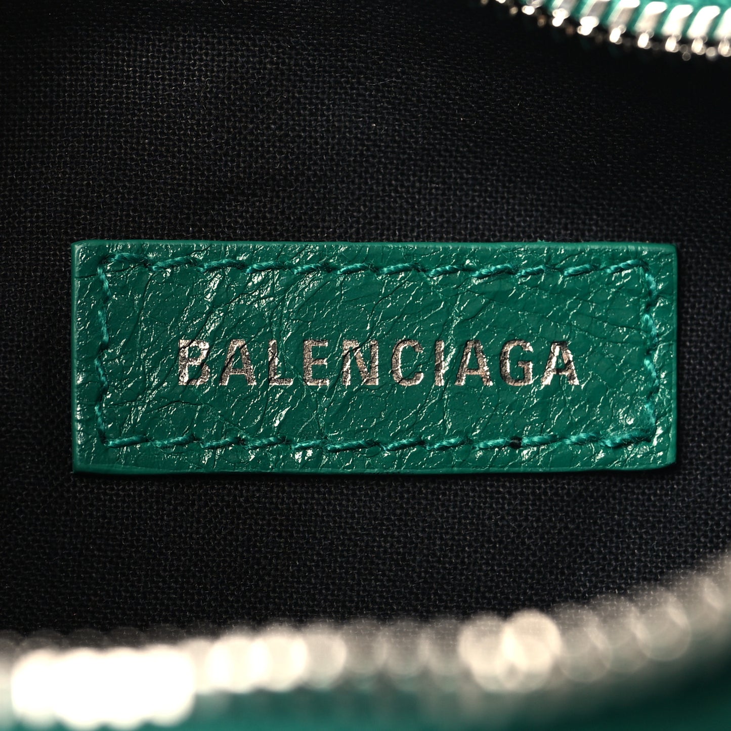 Agneau Arena Le Cagole Shoulder Bag XS Jade