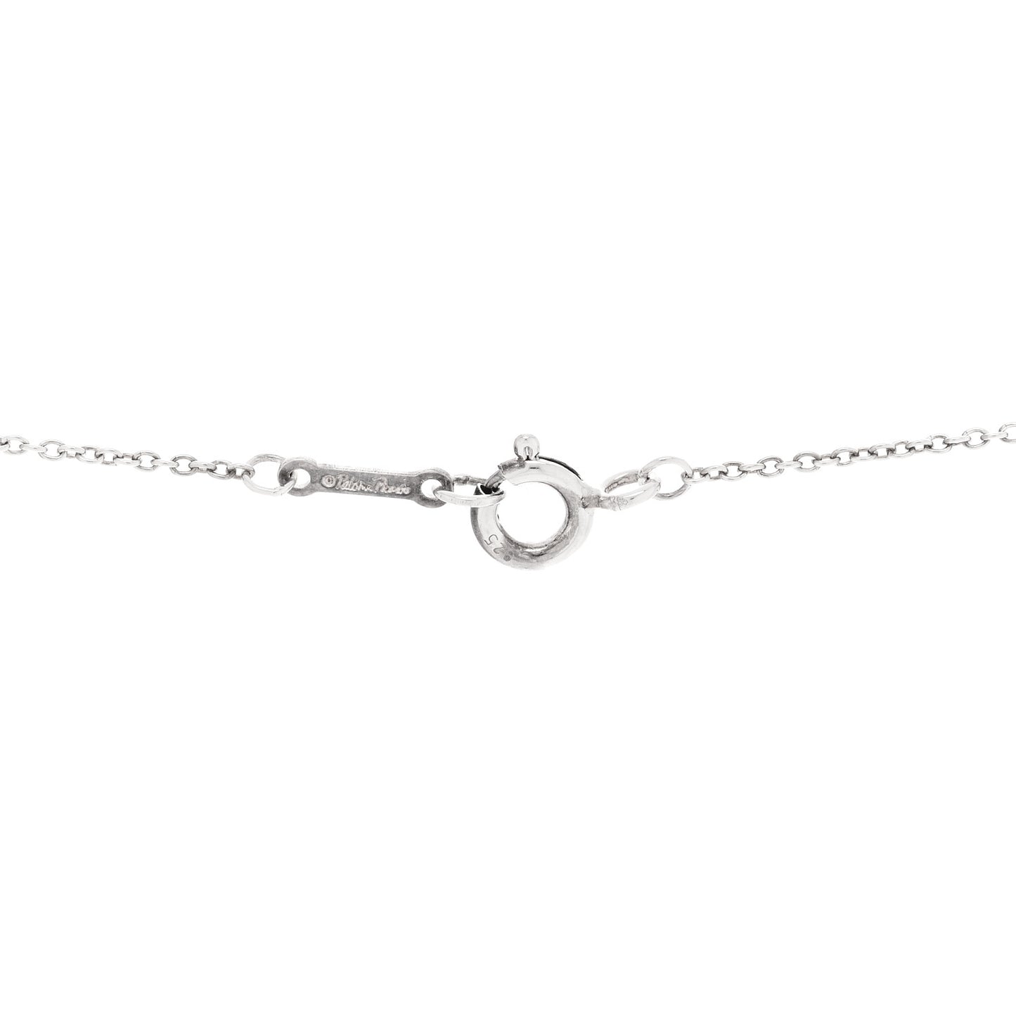 Sterling Silver Mini Paloma Picasso Loving Heart Pendant Necklace