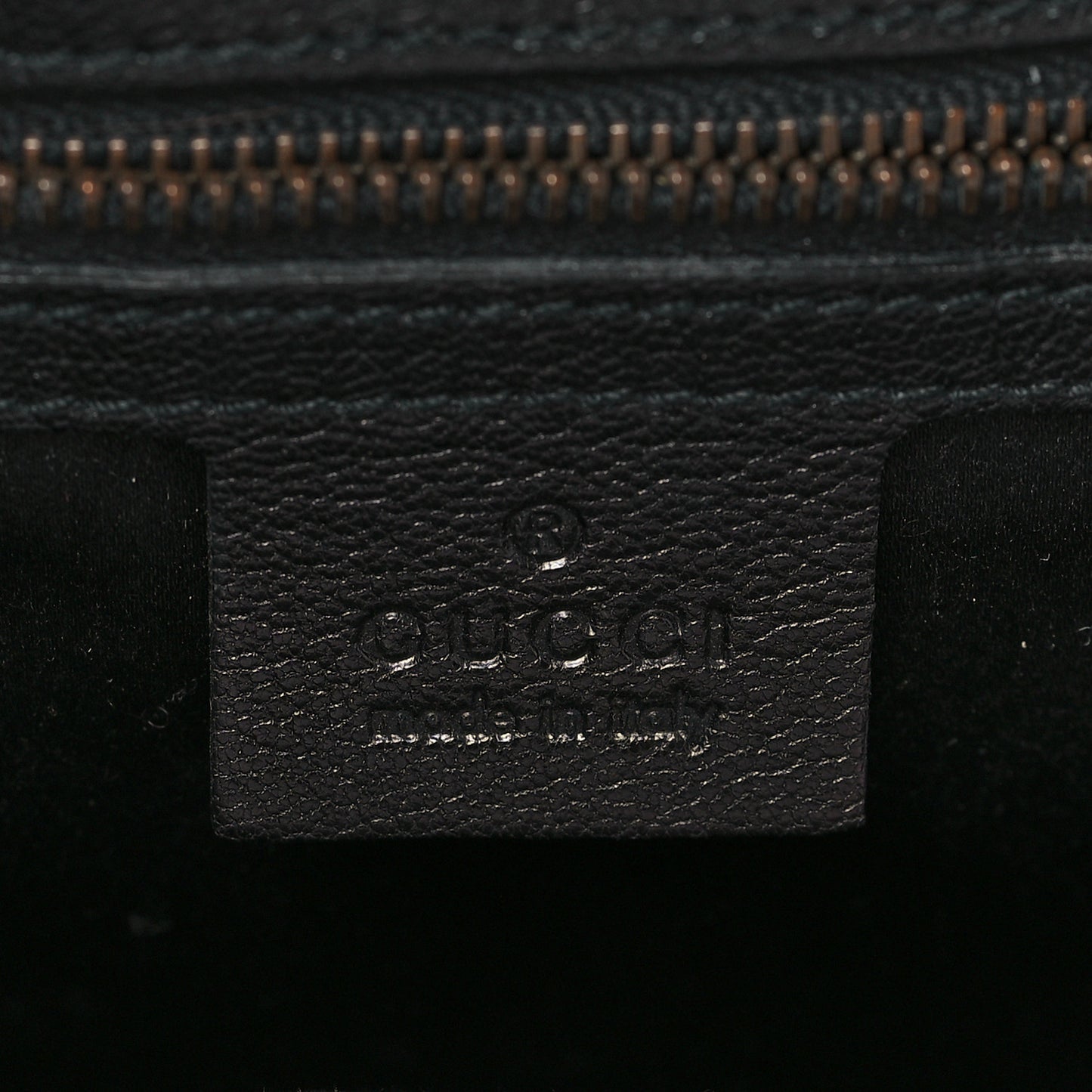 Calfskin Web Metal Bamboo Tote Black