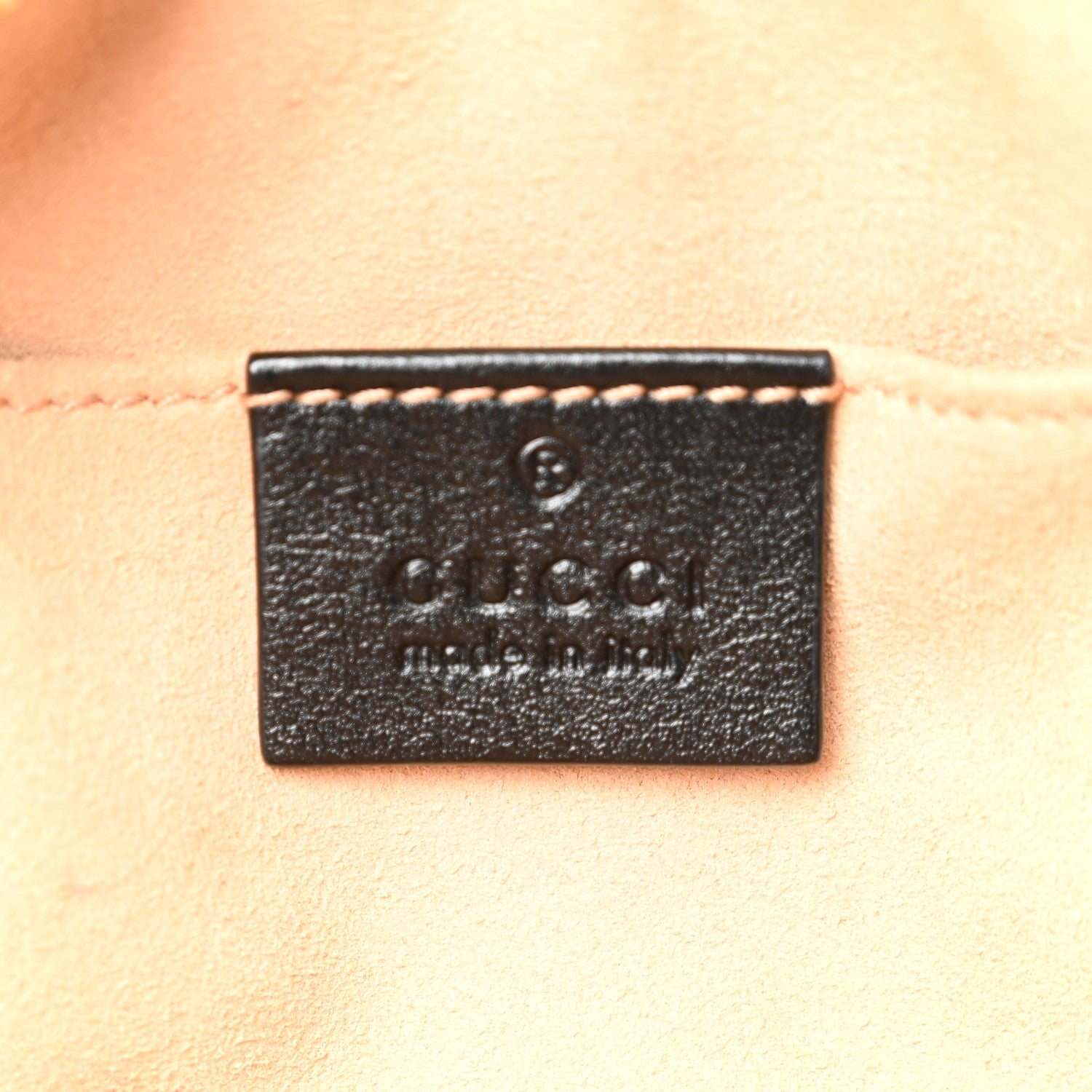 Gucci Monogram Matelasse Diagonal Small GG Marmont Chain Shoulder Bag Beige Black 6 of 11