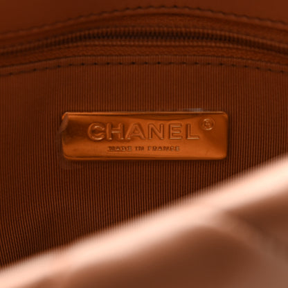 Chanel Lambskin Quilted Medium Chanel 19 Flap Brown 7 of 9