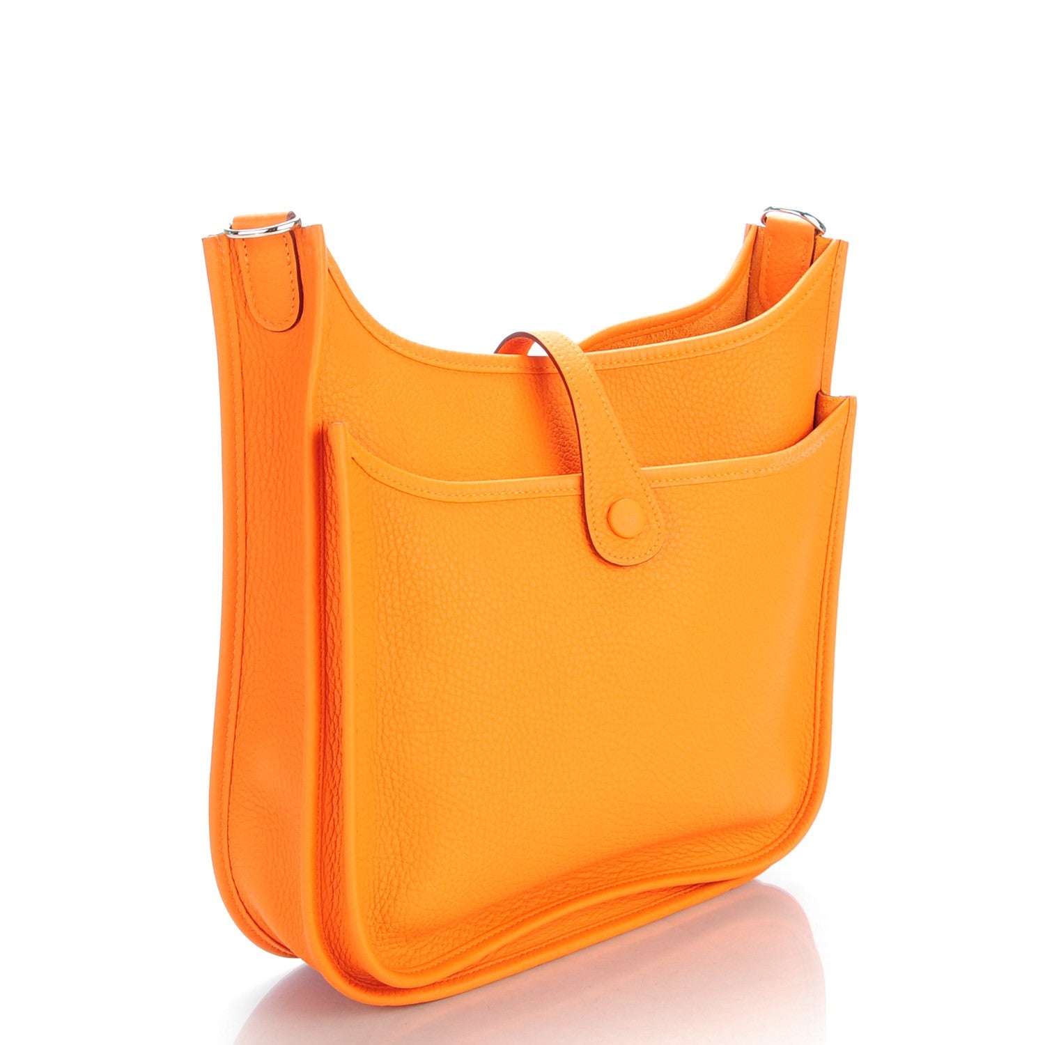 Hermes Togo Evelyne III PM Orange 6 of 12