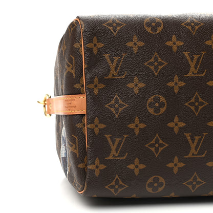 Louis Vuitton Monogram World Tour Speedy Bandouliere 30 7 of 8