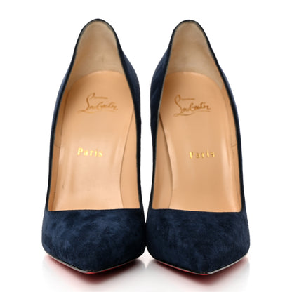 Christian Louboutin Veau Velours So Kate 120 Pumps 39.5 Marine 2 of 8