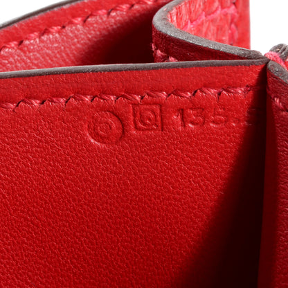 Hermes Epsom Constance Elan 25 Rouge Casaque 8 of 9