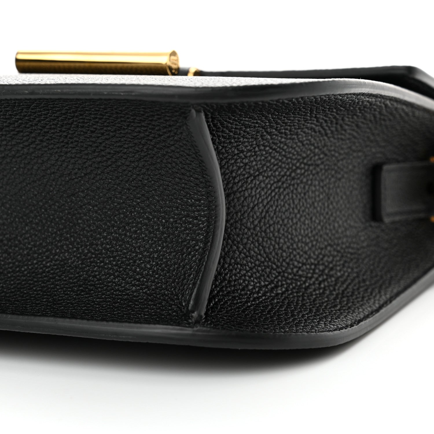 Tom Ford Grained Calfskin Mini T Clasp Tara Crossbody Bag Black 8 of 12