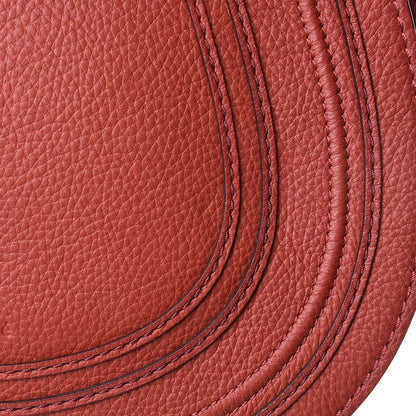 Chloe Calfskin Medium Marcie Round Crossbody Bag Berry Cupcake 14 of 14