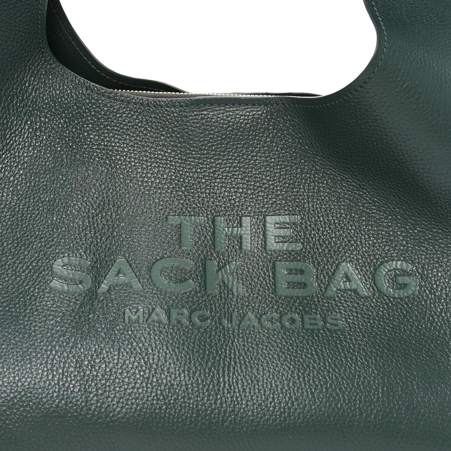 Marc Jacobs Grained Calfskin Medium The Sack Bag Ivy 8 of 10