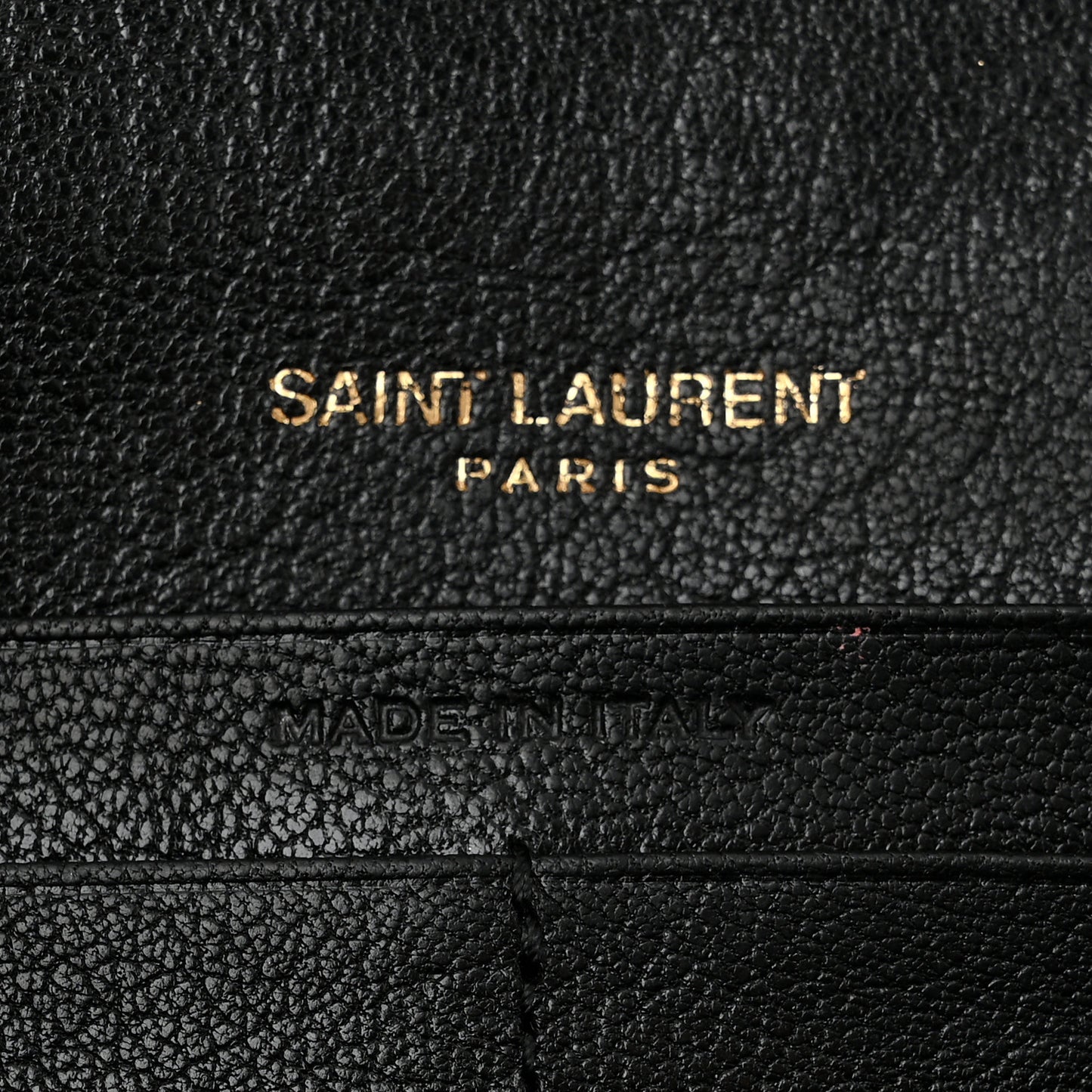 Lambskin Diamond Quilted Becky Chain Wallet Black
