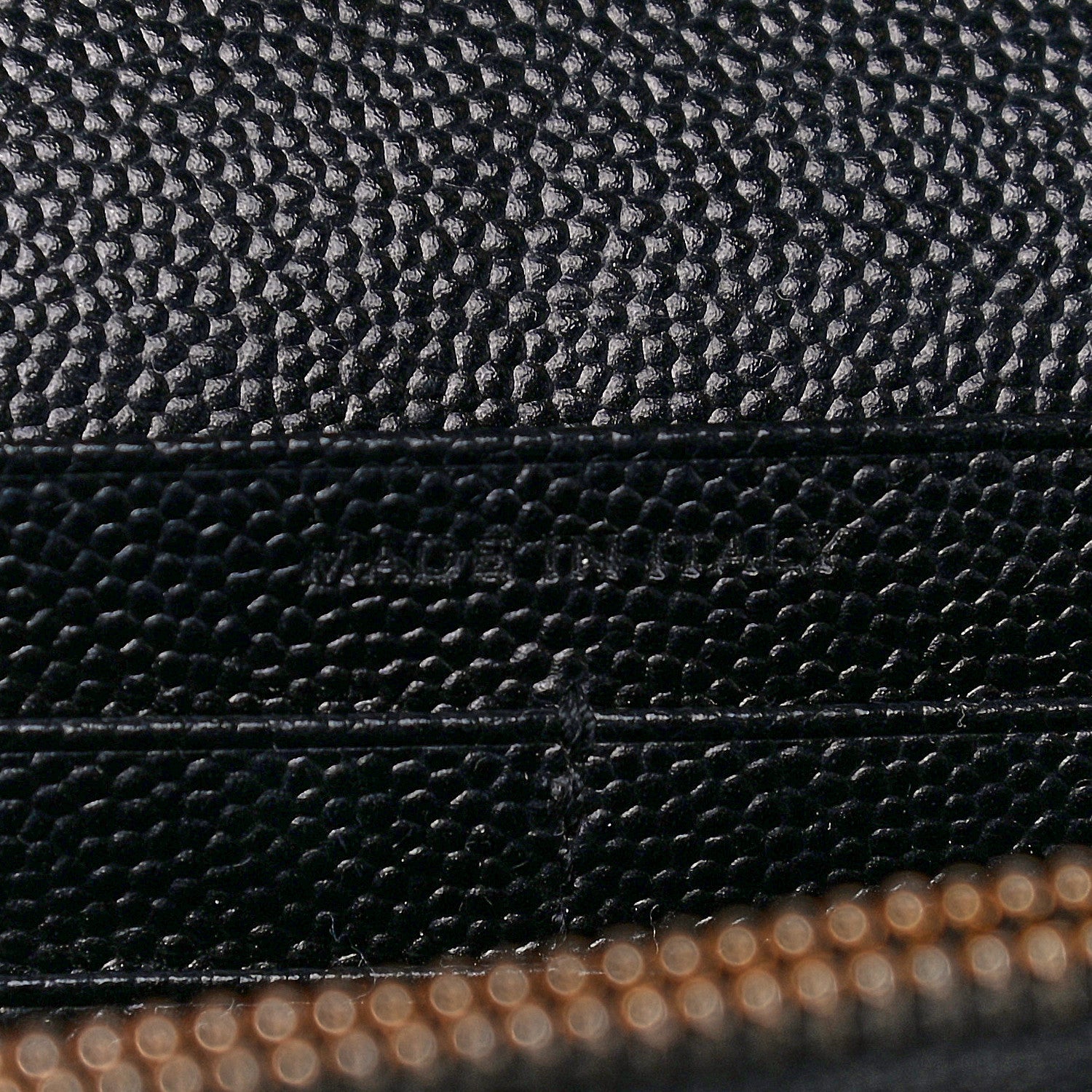 Saint Laurent Grain De Poudre Matelasse Chevron Monogram Chain Wallet Black 7 of 13