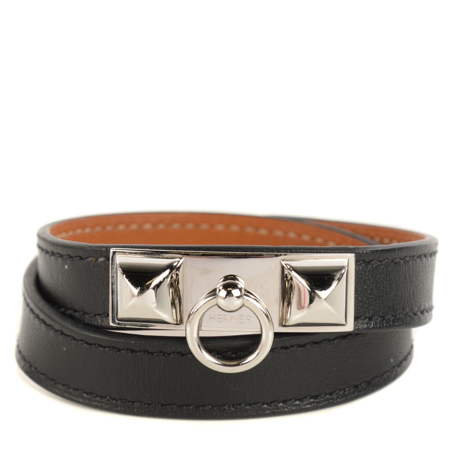Hermes Chamonix Rivale Bracelet M Black 1 of 9