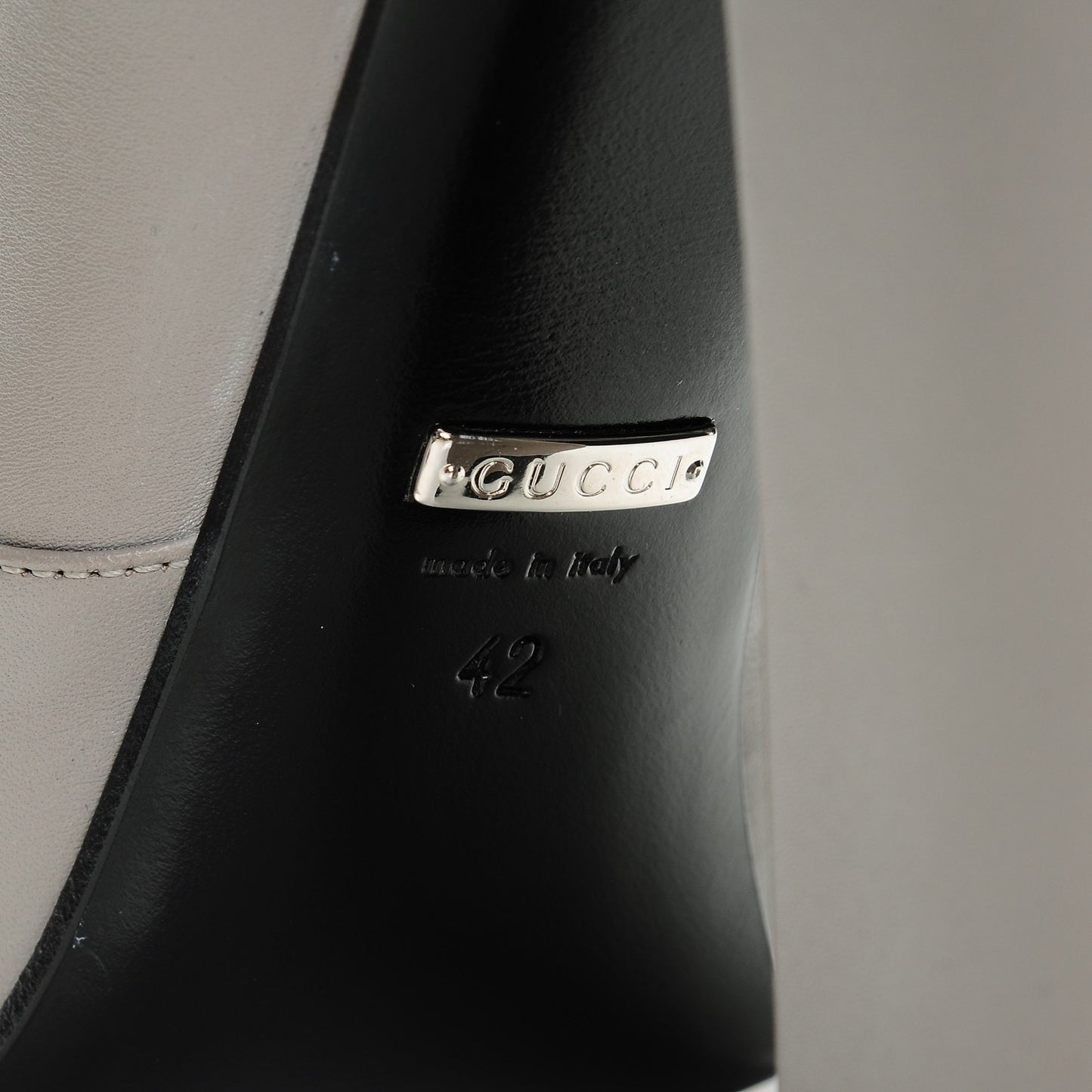 Calfskin Twiggy Boot 42 Storm Grey