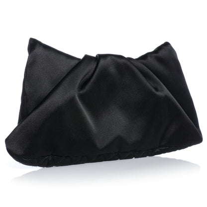 Chanel Satin Flap Clutch Black 3 of 7
