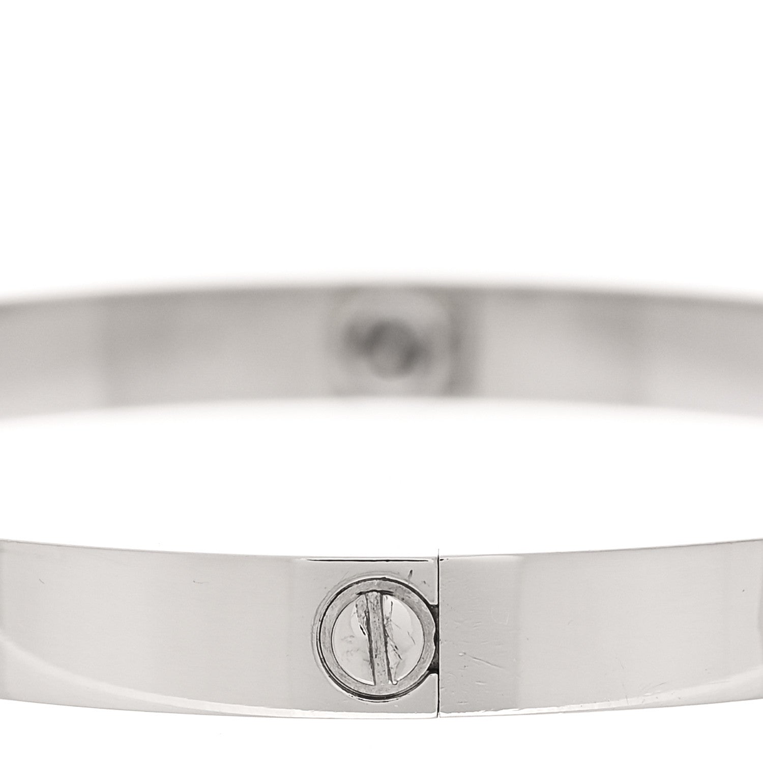 Cartier 18K White Gold LOVE Bracelet 20 4 of 9