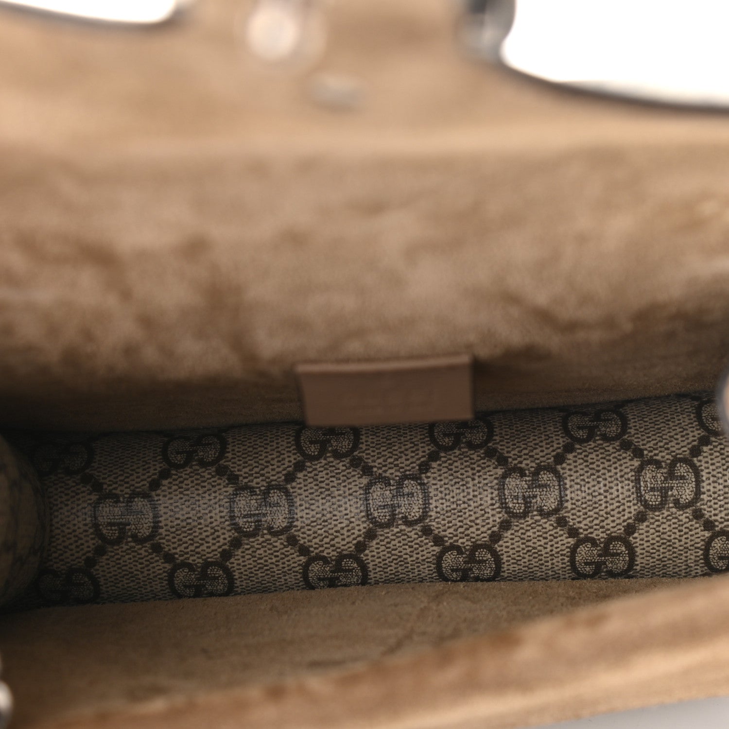 Gucci GG Supreme Monogram Mini Dionysus Shoulder Bag Taupe 5 of 9