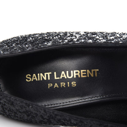 Saint Laurent Glitter Opyum 100 Pumps 37 Black 8 of 11
