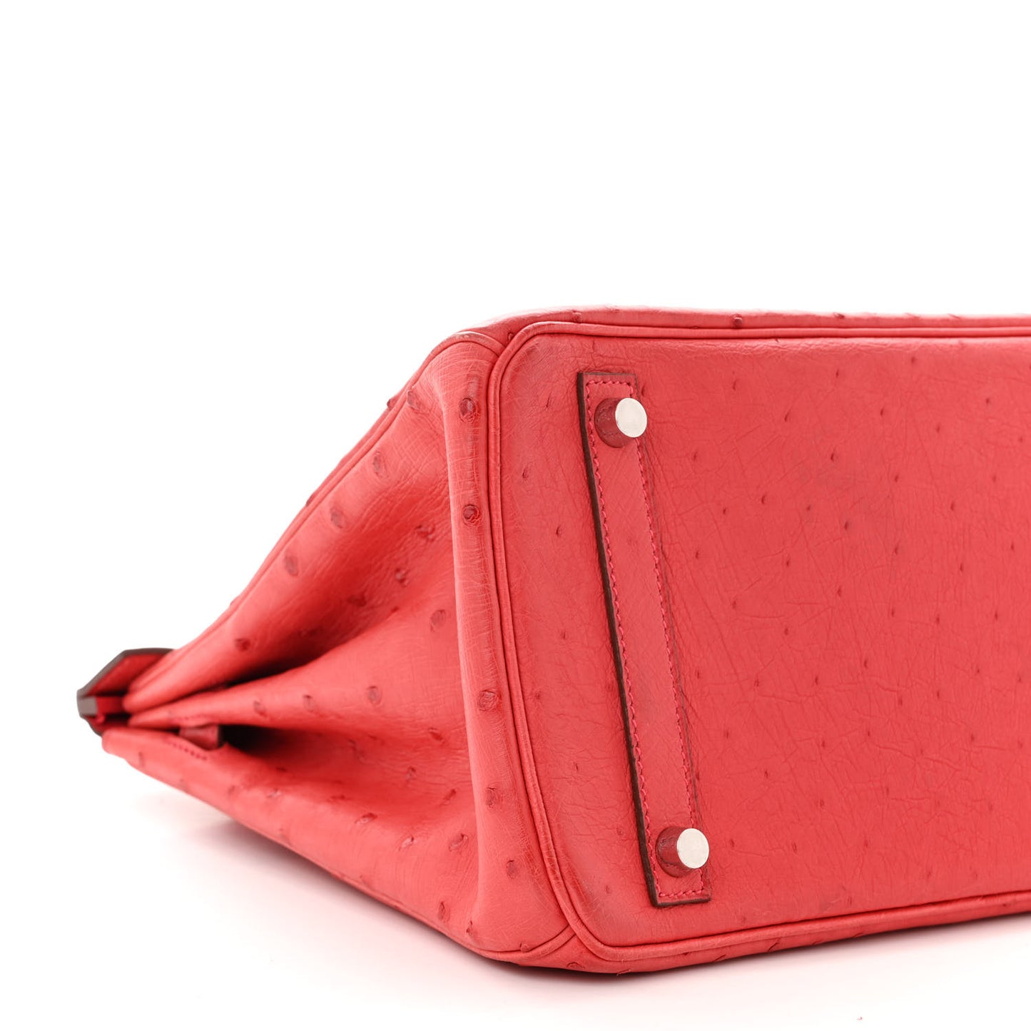 Ostrich Birkin 30 Rouge Vif