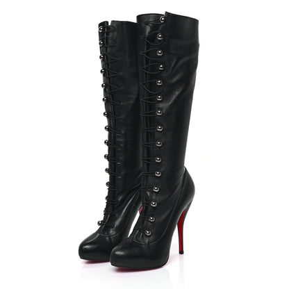 Christian Louboutin Nappa Alta Fifre 120 Tall Boots 39 Black 3 of 7