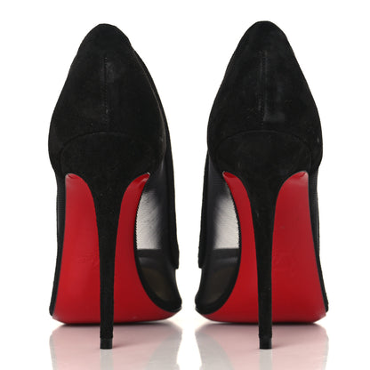 Christian Louboutin Veau Velours Rete Galativi 100 Pumps 37 Black 5 of 8