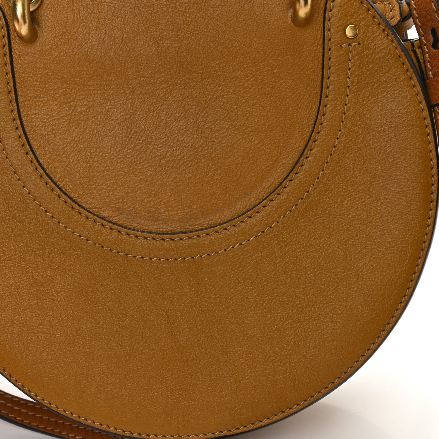 Chloe Calfskin Suede Small Pixie Bag Mustard Brown 15 of 17