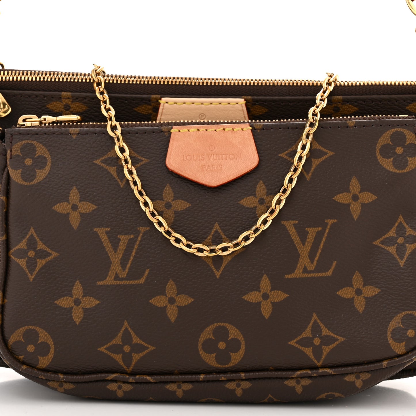 Monogram Multi Pochette Accessories Rose Clair