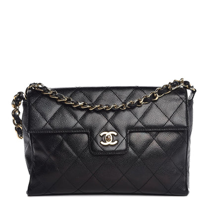 Chanel Caviar Quilted Medium Single Flap Black 1 of 14