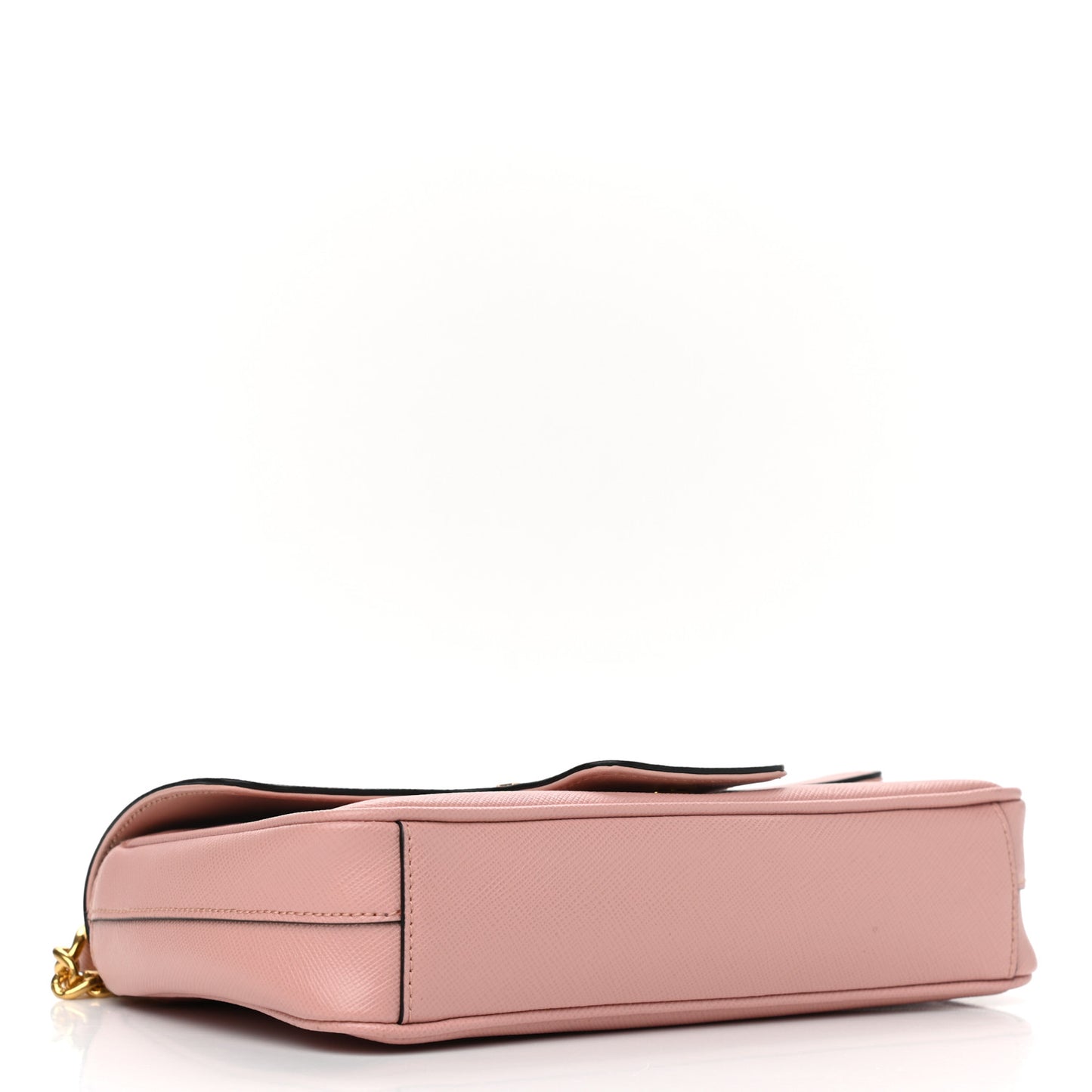 Saffiano Flap Shoulder Bag Orchidea