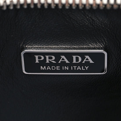 Prada Ostrich Re-Edition 2005 Shoulder Bag White 6 of 11
