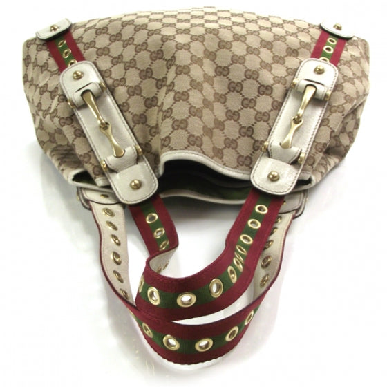 Gucci Monogram Grommet Pelham Ivory 5 of 11