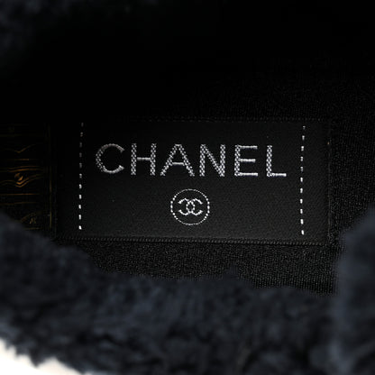 Chanel Fabric Suede Calfskin Logo Sneakers 40 Light Beige 6 of 9