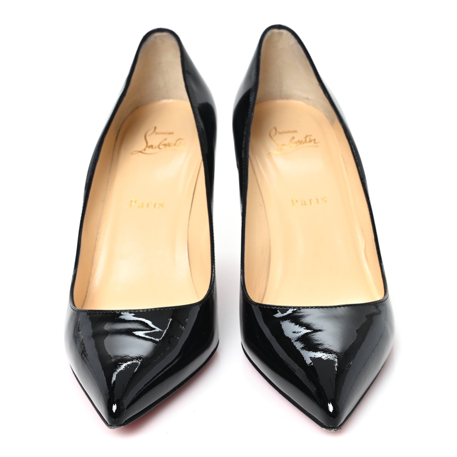 Christian Louboutin Patent Pigalle Follies 85 Pumps 38.5 Black 3 of 9