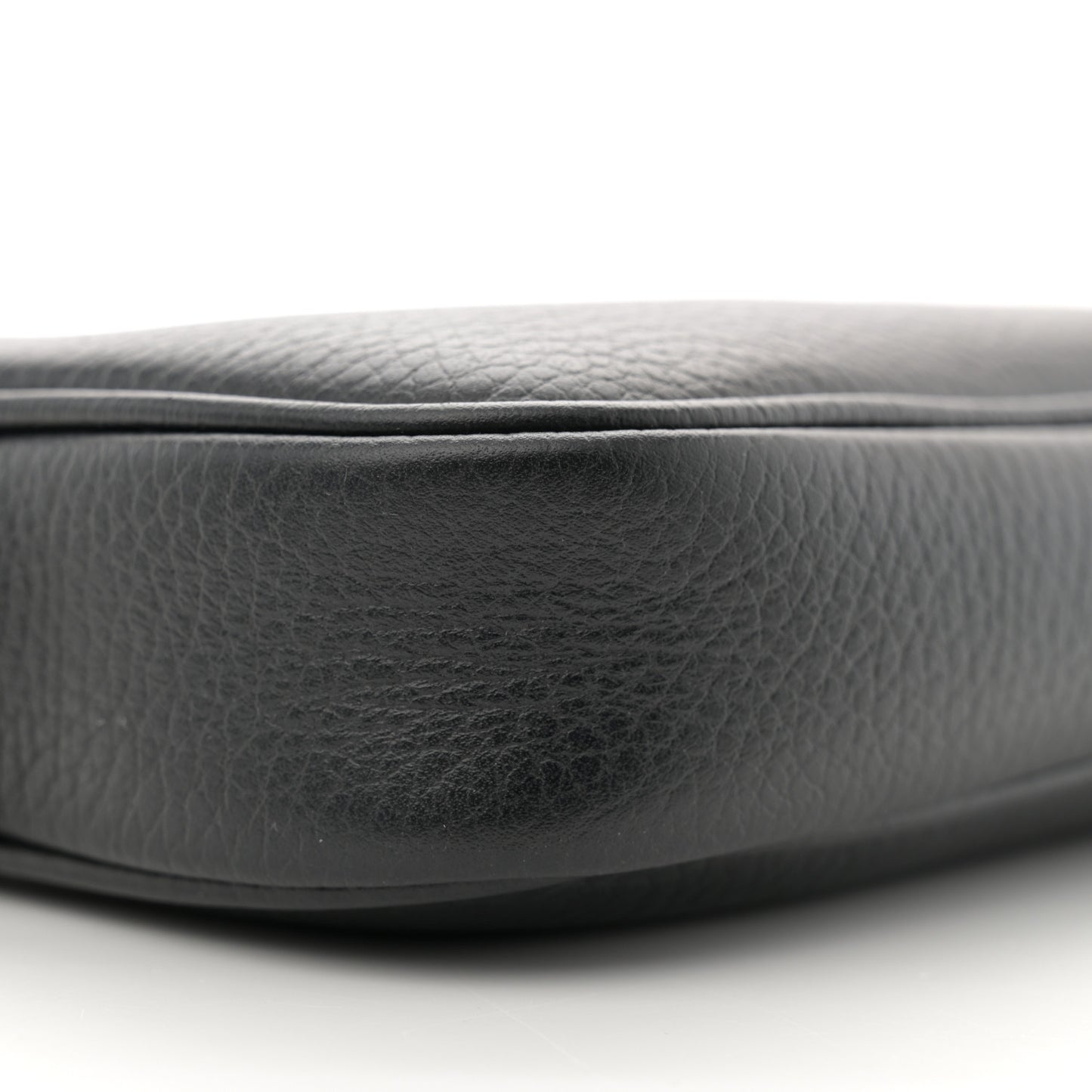 Dollar Calfskin Super Mini GG Marmont Chain Shoulder Bag Black