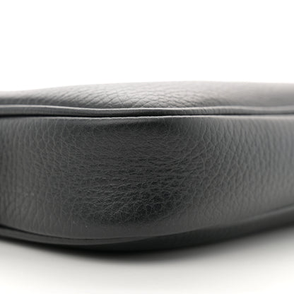 Gucci Dollar Calfskin Super Mini GG Marmont Chain Shoulder Bag Black 9 of 11