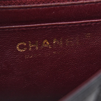 Chanel Lambskin Quilted Mini Square Flap Black 5 of 9
