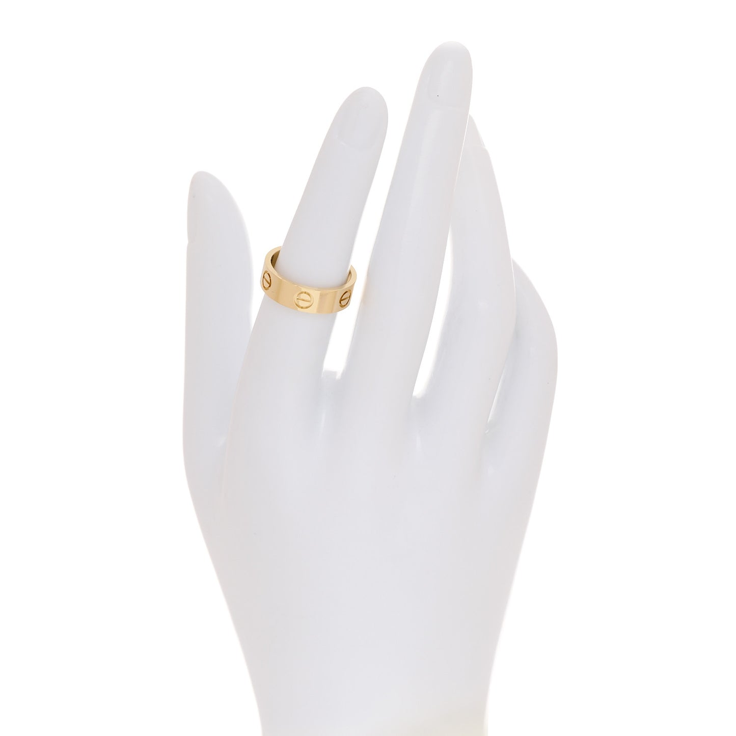 18K Yellow Gold 5.5mm LOVE Ring 52 6