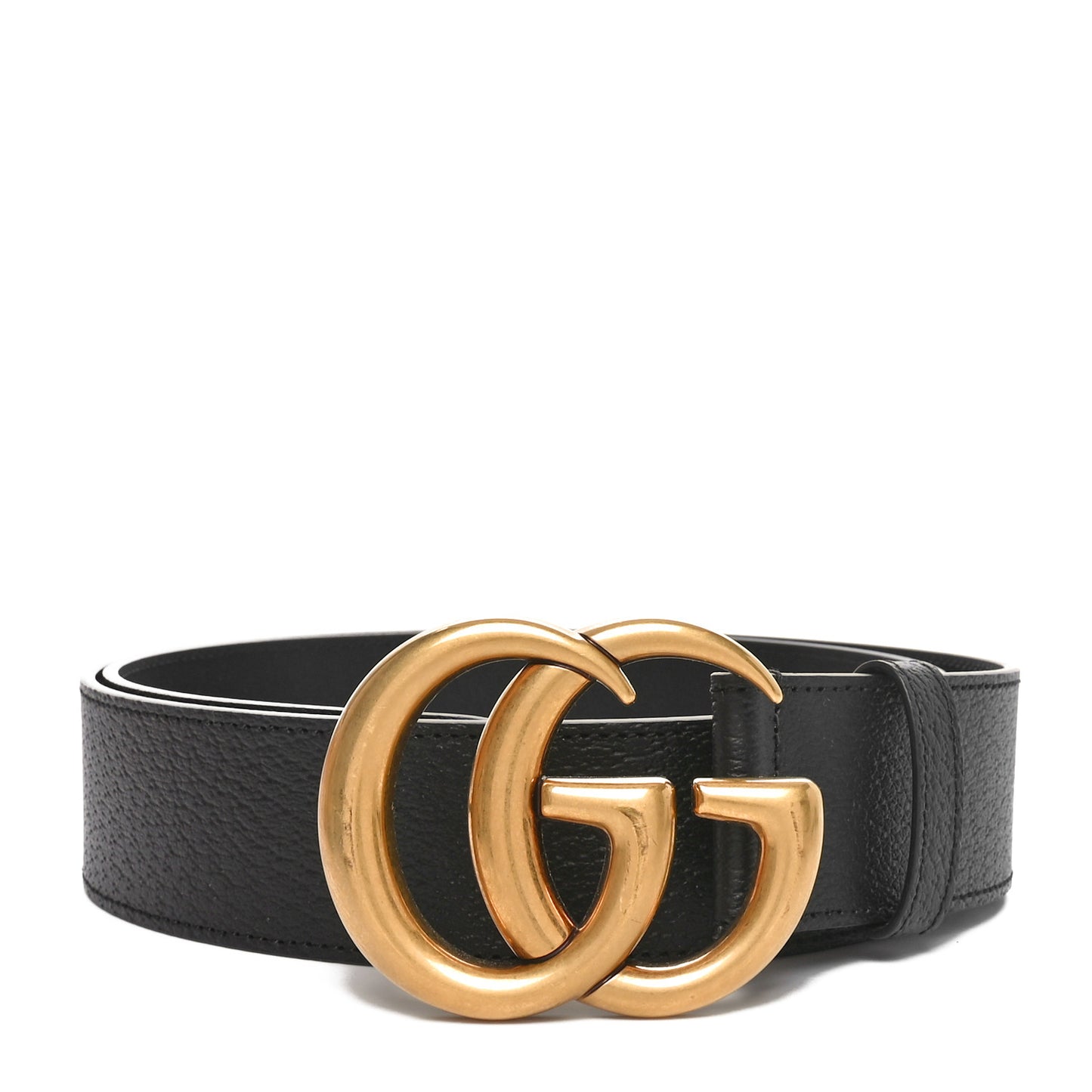 Textured Calfskin Double G 40mm Belt 90 36 Black