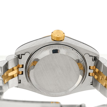 Rolex Stainless Steel 18K Yellow Gold Diamond 26mm Oyster Perpetual Datejust Watch Champagne Jubilee 79173 4 of 4